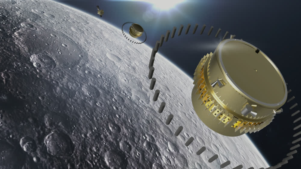Separation modules released from the mothership